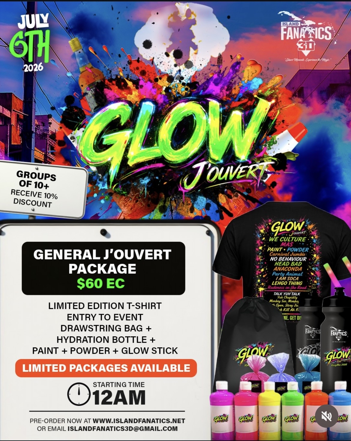 Glow Jouvert