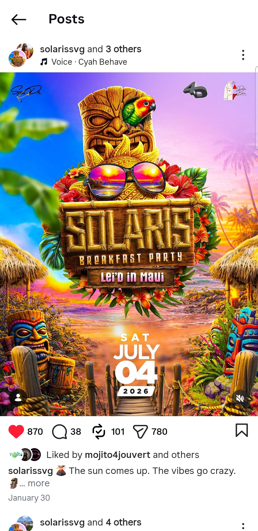 Solaris event ticket